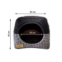 Ver imagem 7 de Cama Iglu e Toca para Gato Luppet Luxo Preto Vime - G