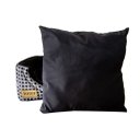 Ver imagem 6 de Cama Iglu e Toca para Gato Luppet Luxo Preto Vime - G