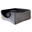 Ver imagem 5 de Cama Iglu e Toca para Gato Luppet Luxo Preto Vime - G