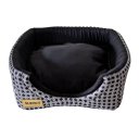 Ver imagem 4 de Cama Iglu e Toca para Gato Luppet Luxo Preto Vime - G