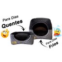 Ver mais imagens de Cama Iglu e Toca para Gato Luppet Luxo Preto Vime - G