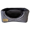 Ver imagem 3 de Cama Iglu e Toca para Gato Luppet Luxo Preto Vime - G