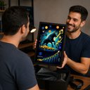 Ver imagem 2 de Quadro Bull Market Criptomoedas | Arte Gamer Trader A4