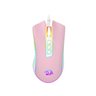 Mouse Gamer Redragon Cobra Rosa com Branco Rgb - 12400dpi - 1