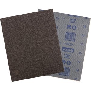 Lixa folha ferro g220 225x275mm vdk-46 com 50 peças - Vonder