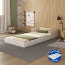 Ver imagem 3 de Cama Infantil Moderna Eliane Montessori MDF Resistente Fácil de Limpar c/ Pintura Antirriscos