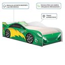 Ver imagem 5 de Cama Solteiro Glow Velocista MDF Laqueado Verde Casah