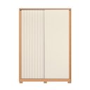 Ver imagem 3 de Guarda Roupa Frizatto 2 Portas Freijó/off White/titanium (flex) - Abz