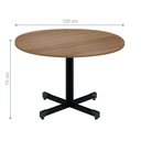 Ver imagem 2 de Mesa Redonda para 4 Lugares Centro Madeira Reunião
