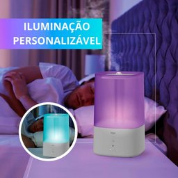 Umidificador de Ar 2 em 1 4 Litros Ultrassônico Digital Touch com Difusor de Ar Aromatizador Bivolt  - 5