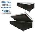 Ver imagem 2 de Cama Box Baú Conjugada de Espuma D28 Nappoli Solteiro 88cm
