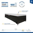 Ver imagem 4 de Cama Box Baú Conjugada de Espuma D28 Nappoli Solteiro 88cm