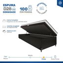 Ver imagem 5 de Cama Box Baú Conjugada de Espuma D28 Nappoli Solteiro 88cm
