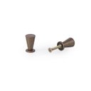 Ver imagem 1 de Kit C/ 10 Puxador Tulipa Ponto Puxadores de Gaveta Armario Colonial: Cobre Claro