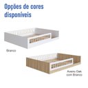 Ver imagem 6 de Cama de Chão Casal sem Colchão Branco Linha Affetto Aft009 Completa Móveis
