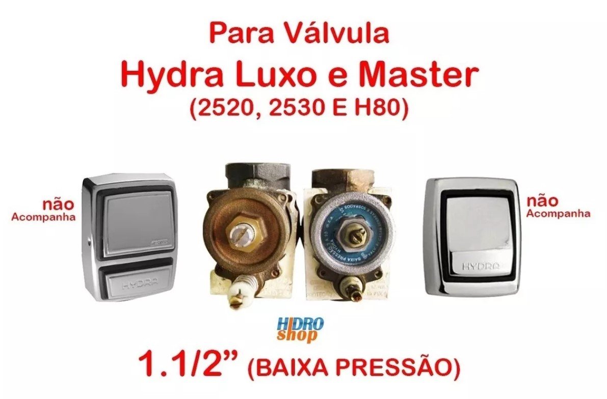 Reparo Hydra Luxo Master 1.1/2 + Tampa Interna - 4312330K140 Deca Hydra - 3