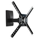 Ver imagem 1 de Suporte Tv Preto Lcd 10 X 55 Braço Articulado Sbpr130 Brasforma