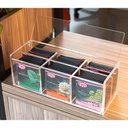 Ver imagem 4 de Caixa Acrílico 5mm Porta Saches Chá com 6 Divisórias e Tampa Centauri Acrílicos CX-6CH