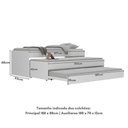 Ver imagem 2 de Tricama para Colchão 88x188cm Marshmallow Multimóveis Bb0739 Branco Branco