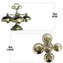 Ver imagem 2 de Carrilhão Sinos Religiosos de Bronze Artesanais para Igrejas