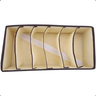 Organizador para Gaveta Guarda Roupa 6 Divisões Bege Kit 4 - 6