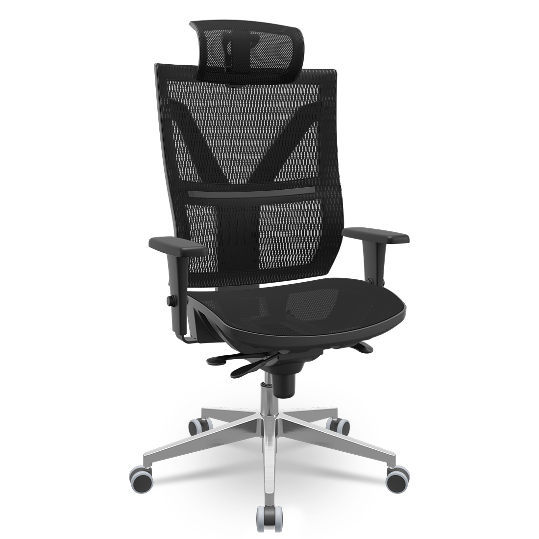 Cadeira Presidente Darix Ergonômica com Nr17 Assento Tela Mesh - 1