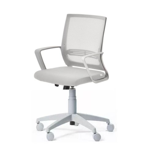 Cadeira de Escritório Diretor Tela Maya C/ Braço - Cor Cinza - 34031