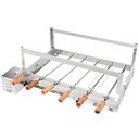 Ver imagem 1 de Churrasqueira Elétrica Giratória 6 Espetos Aço Inox Regulável Rotativa Bivolt Gira Bem Arke