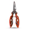 Alicate Pesca Multiuso Aço Inox Corta E Tira Anzol Laranja:Laranja - 1