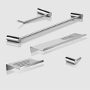 Ver imagem 4 de Kit de Acessórios para Banheiro Alto Brilho 5 Peças 2101or Grego Metal