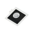 Ver imagem 1 de Spot de Embutir Face Recuado Quadrado Dicróica Par16 10x10x3,5cm Termoplástico Branco e Preto Bivolt