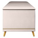 Ver imagem 6 de Calçadeira Baú King 195cm Imperial J02 Suede Bege - Mpozenato