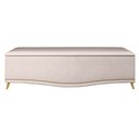 Ver imagem 3 de Calçadeira Baú King 195cm Imperial J02 Suede Bege - Mpozenato
