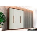 Ver imagem 3 de Guarda Roupa 4 Portas e 3 Gavetas Império Naturale - Rufato