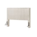 Ver imagem 1 de Cabeceira Cama Box Casal 1,40m Estofada Havai Linho Crú