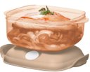Ver imagem 3 de Cristal Pop Quadrada 1,2 Litros Cor Rosa Chá Tupperware