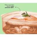 Ver imagem 6 de Cristal Pop Quadrada 1,2 Litros Cor Rosa Chá Tupperware