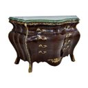 Ver imagem 1 de Cômoda Imbuia Cravejado Bronze Marmore Design Moranga Luxo