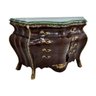 Cômoda Imbuia Cravejado Bronze Marmore Design Moranga Luxo - 1