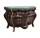 Ver imagem 1 de Cômoda Imbuia Cravejado Bronze Marmore Design Moranga Luxo