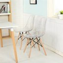 Ver imagem 4 de Conjunto com 4 Cadeiras de Jantar Eames Chair em Acrílico na Cor Transparente
