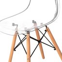 Ver mais imagens de Conjunto com 4 Cadeiras de Jantar Eames Chair em Acrílico na Cor Transparente