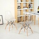 Ver imagem 5 de Conjunto com 4 Cadeiras de Jantar Eames Chair em Acrílico na Cor Transparente
