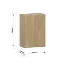 Ver imagem 4 de Armário Aéreo de Cozinha 60cm 2 Portas Classic Luciane Móveis