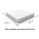 Ver imagem 5 de Lençol King com Elástico Avulso Jolitex Ternille 300 Fios - Toque de Seda - Fendi