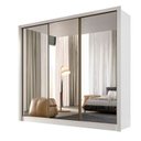 Ver imagem 2 de Guarda-roupa Casal 100% MDF com Espelho Champ