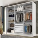 Ver imagem 4 de Guarda-roupa Casal 100% MDF com Espelho Champ