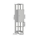 Ver imagem 4 de Estante Closet com 1 Porta e 3 Nichos - Branco