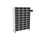 Ver imagem 1 de Armário Porta Objetos De Aço 40 Portas Preto