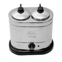 Ver imagem 2 de Derretedeira Master 2 Cubas 2kg Inox ? Dr.1.021